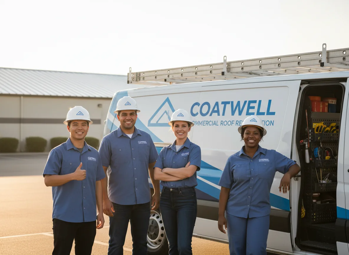 Commercial roof coating company in Westville, NJ